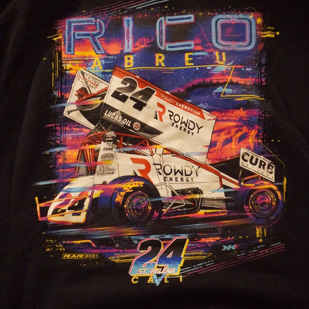 Rico Abreu Sprint Car Racing Hoodie
